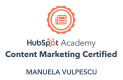 Content Marketing Hubspot Certificate